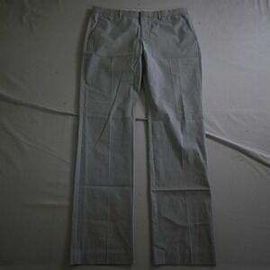 Express 34x34 White Gray Striped‎ Photographer Slim Stretch Mens Dress Pants